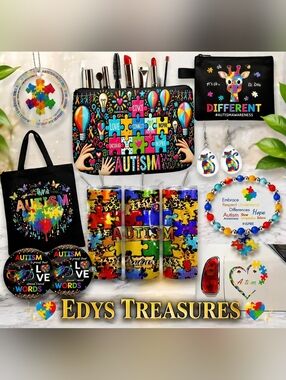 Autism Awareness Bundle Lot NEW